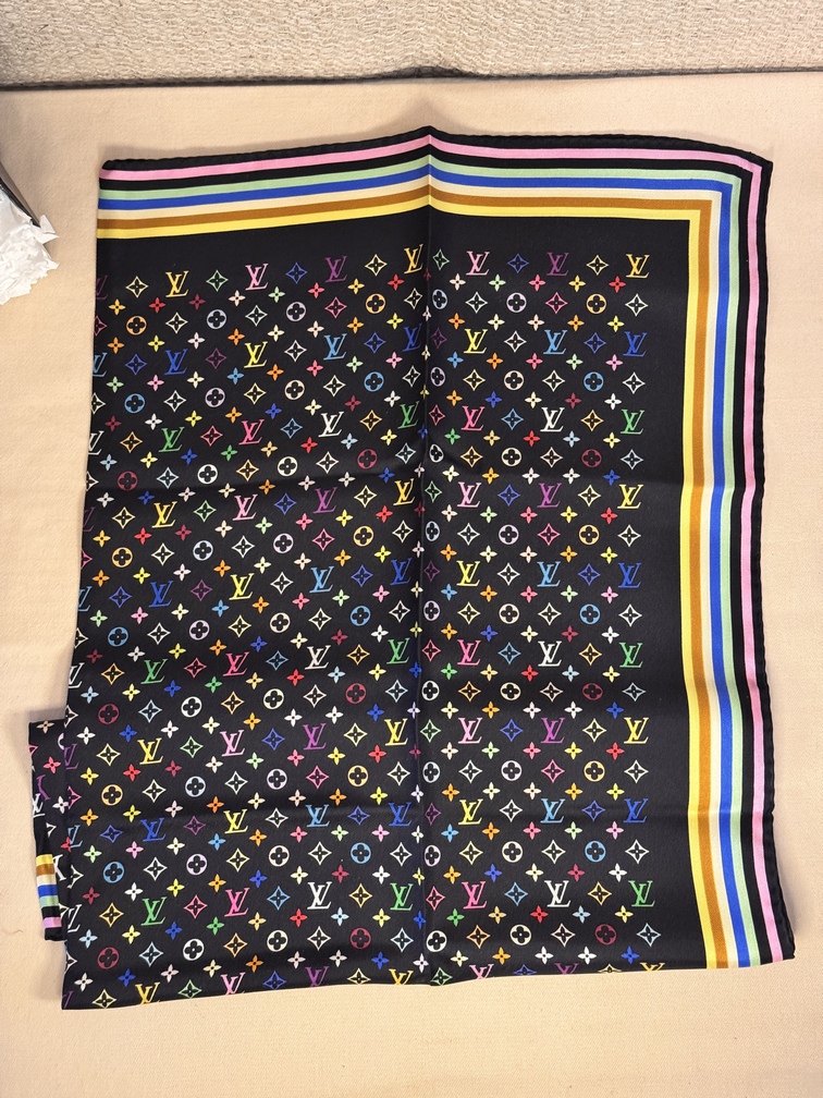 Tuch Multicolor schwarz