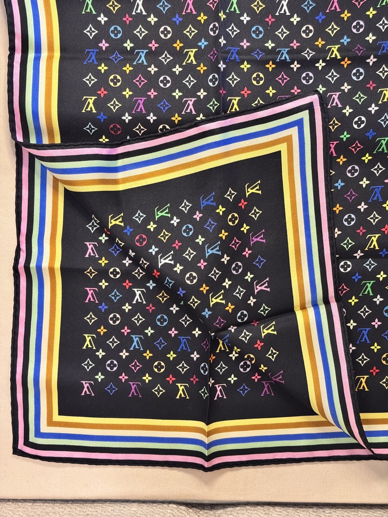Tuch Multicolor schwarz