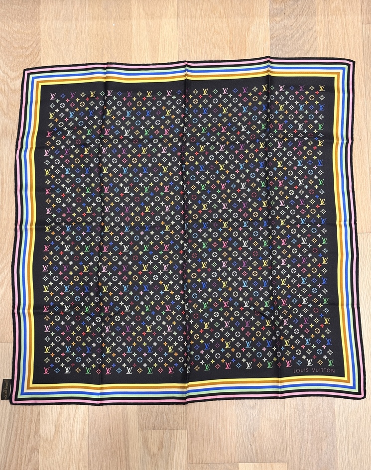Tuch Multicolor schwarz
