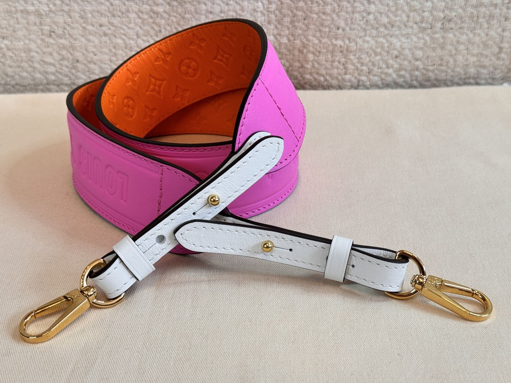 Bandouliere Gurt Twist pink &amp; orange