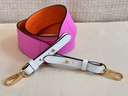 Bandouliere Gurt Twist pink &amp; orange