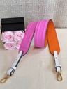 Bandouliere Gurt Twist pink &amp; orange