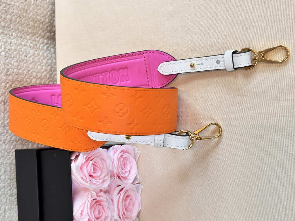 Bandouliere Gurt Twist pink &amp; orange