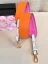 Bandouliere Gurt Twist pink &amp; orange