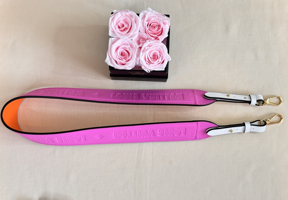 Bandouliere Gurt Twist pink &amp; orange