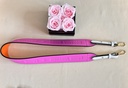 Bandouliere Gurt Twist pink &amp; orange