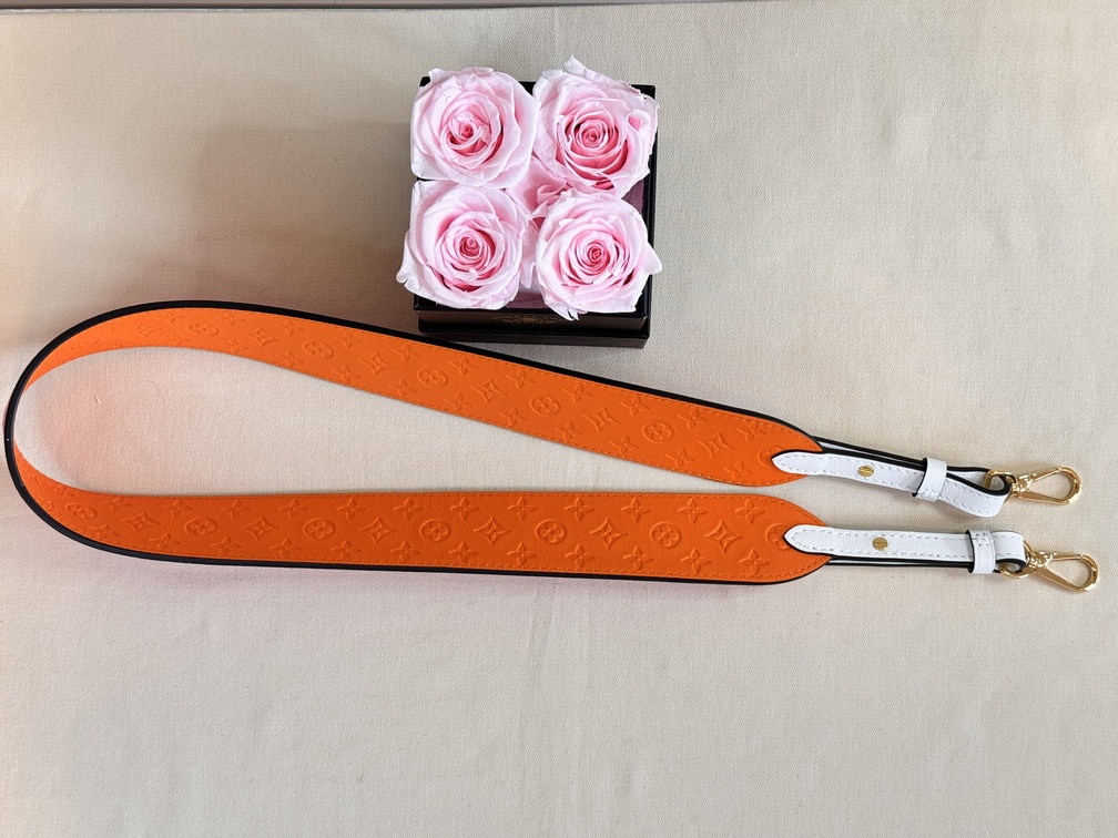 Bandouliere Gurt Twist pink &amp; orange