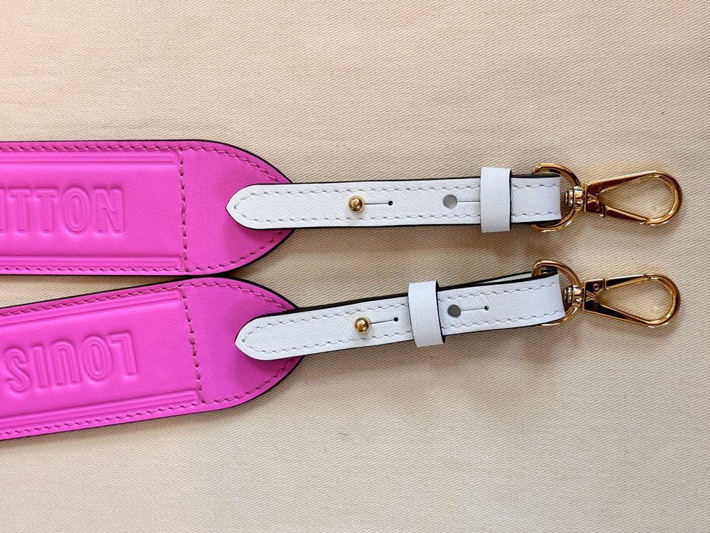 Bandouliere Gurt Twist pink &amp; orange