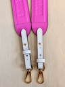 Bandouliere Gurt Twist pink &amp; orange