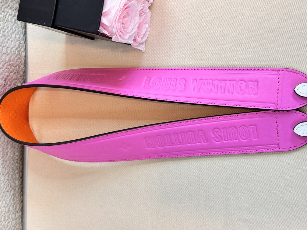 Bandouliere Gurt Twist pink &amp; orange