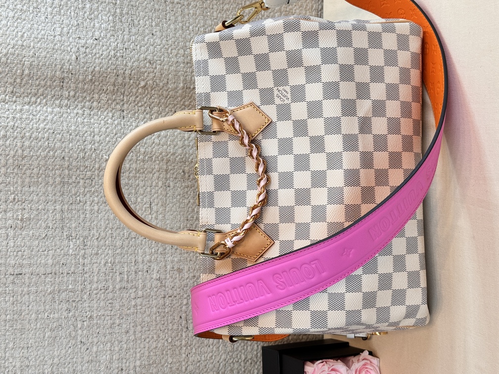 Bandouliere Gurt Twist pink &amp; orange
