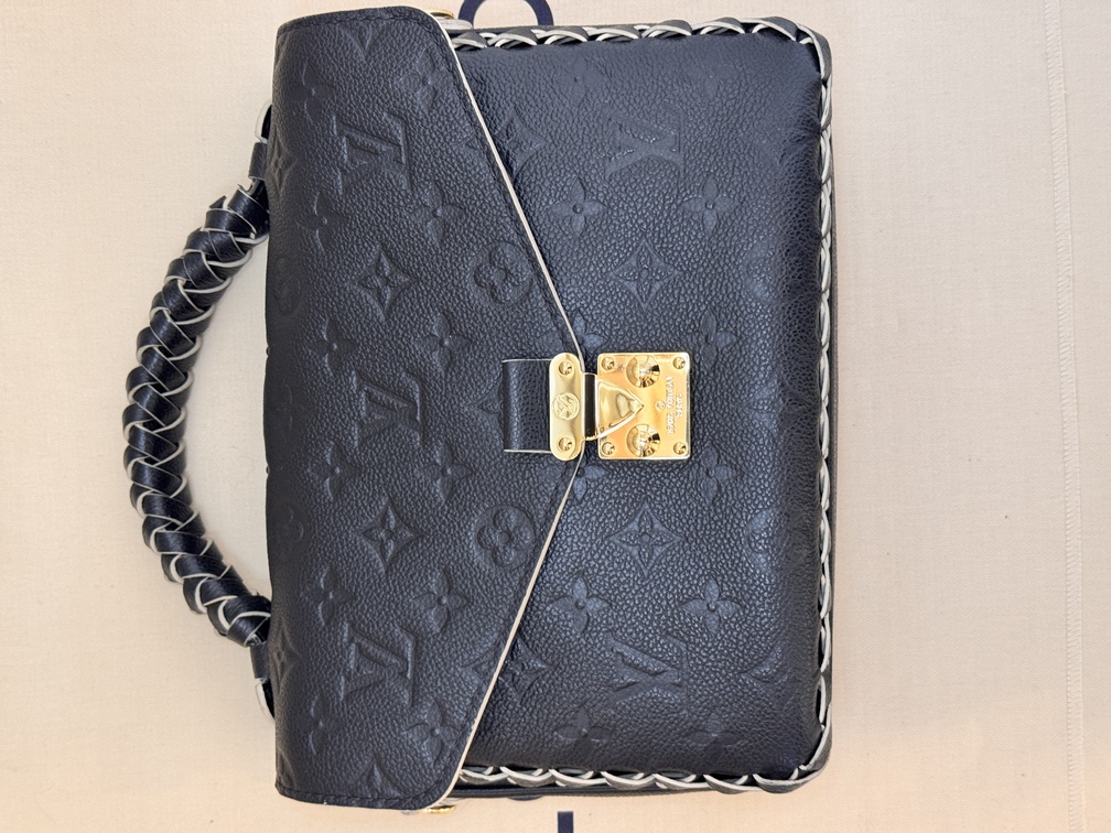 Pochette Metis Tressage braided schwarz