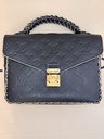 Pochette Metis Tressage braided schwarz
