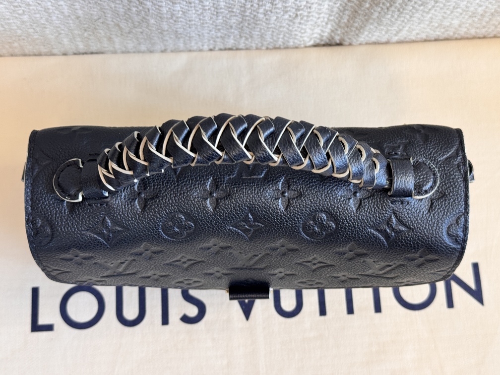 Pochette Metis Tressage braided schwarz