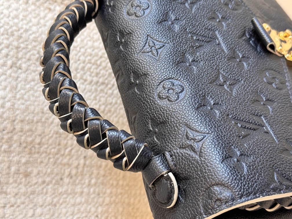 Pochette Metis Tressage braided schwarz