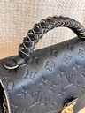 Pochette Metis Tressage braided schwarz