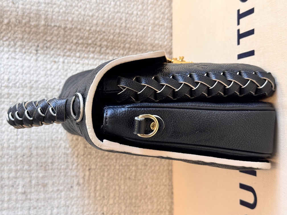 Pochette Metis Tressage braided schwarz