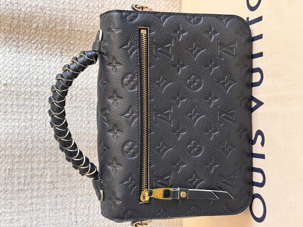 Pochette Metis Tressage braided schwarz