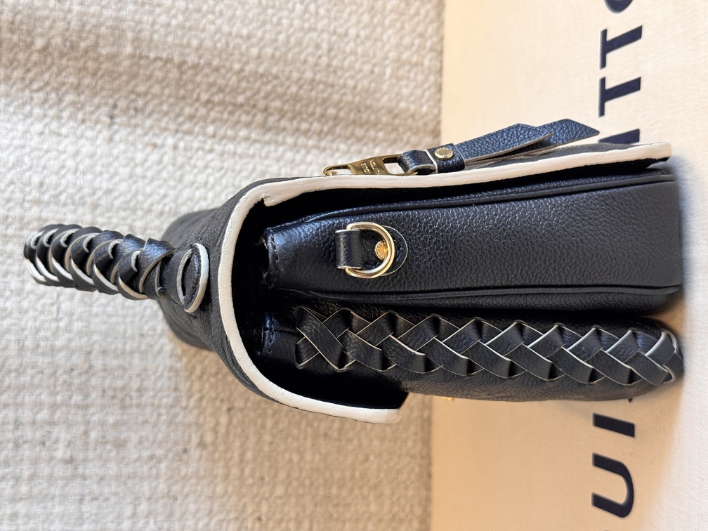 Pochette Metis Tressage braided schwarz