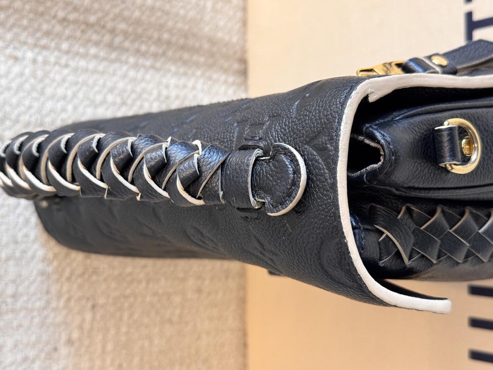 Pochette Metis Tressage braided schwarz