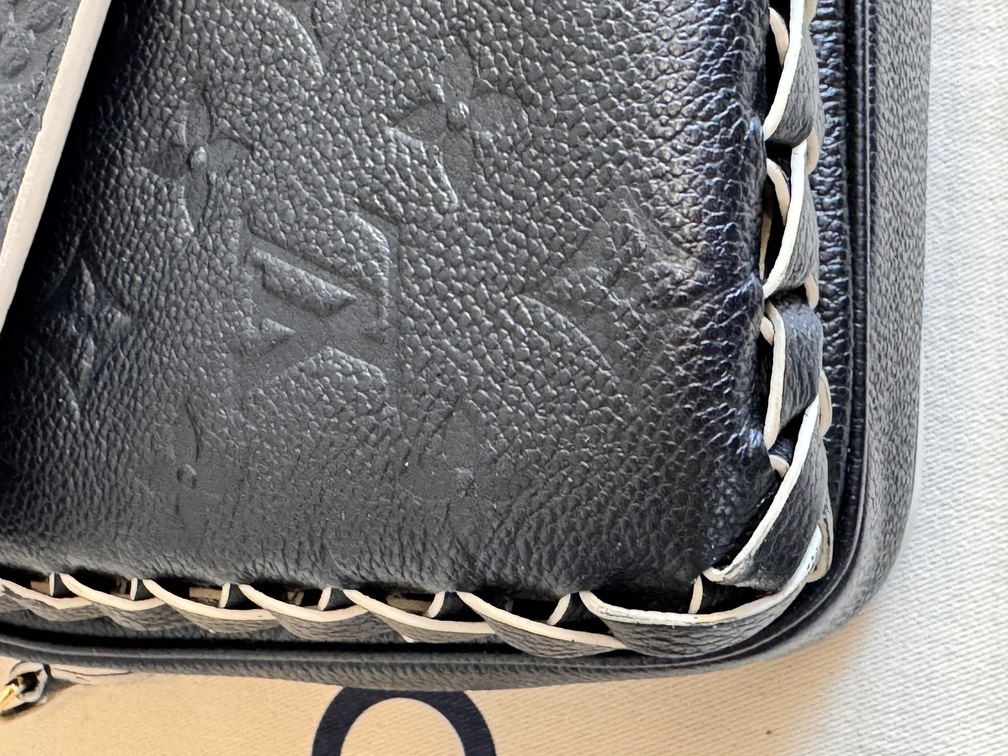 Pochette Metis Tressage braided schwarz