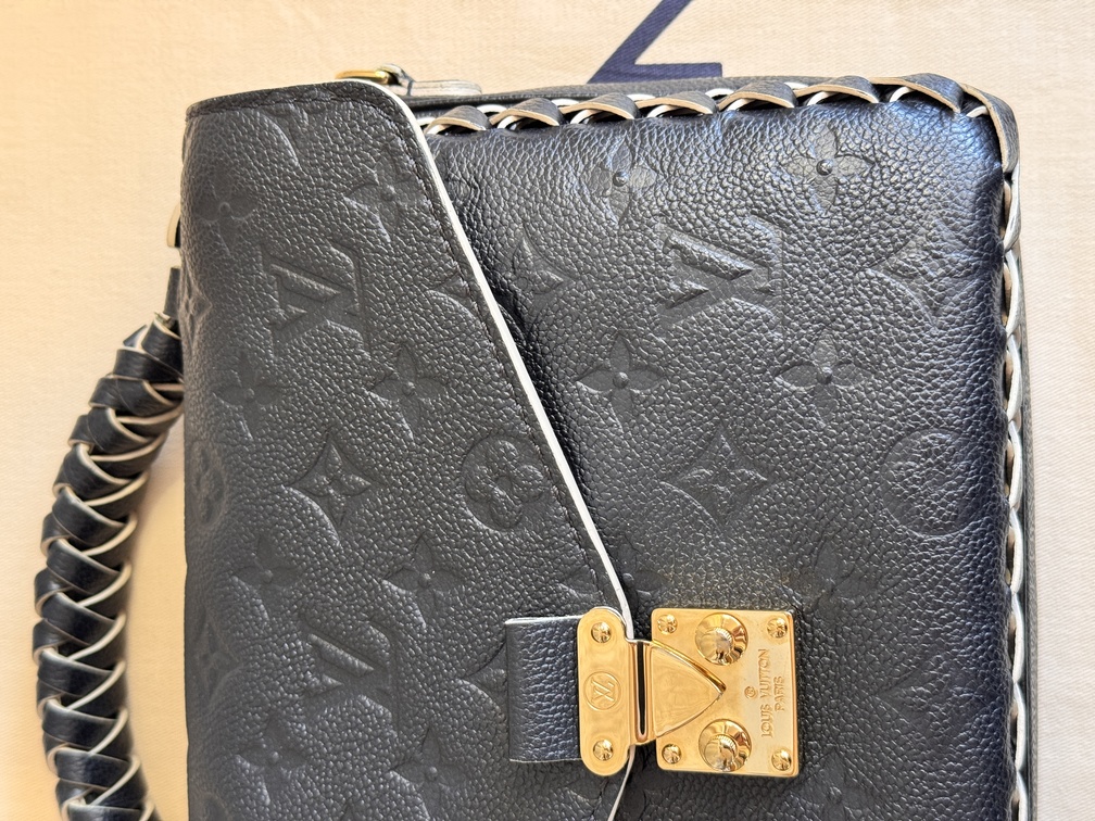 Pochette Metis Tressage braided schwarz
