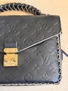 Pochette Metis Tressage braided schwarz