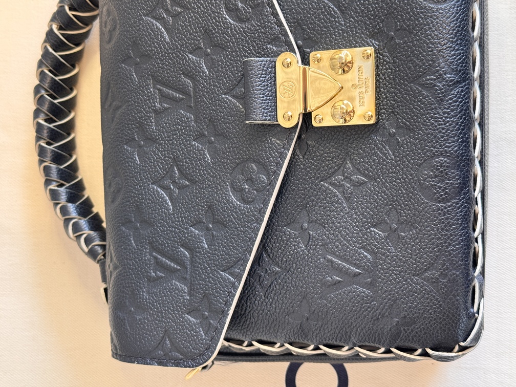 Pochette Metis Tressage braided schwarz