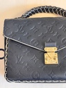 Pochette Metis Tressage braided schwarz