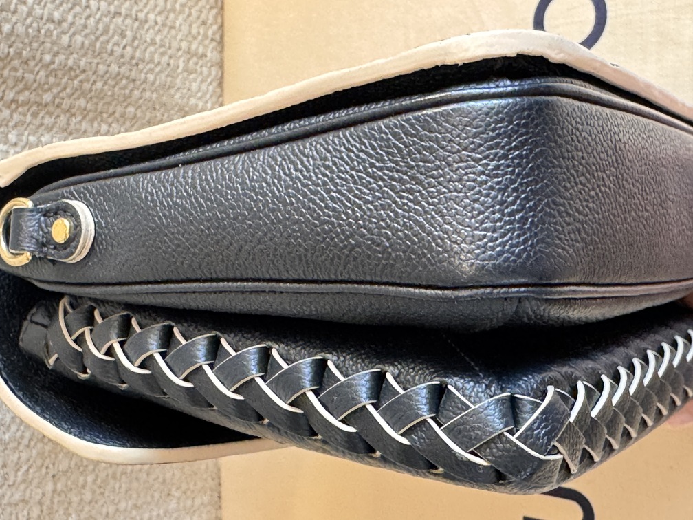 Pochette Metis Tressage braided schwarz