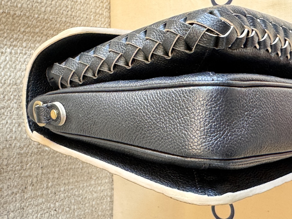Pochette Metis Tressage braided schwarz