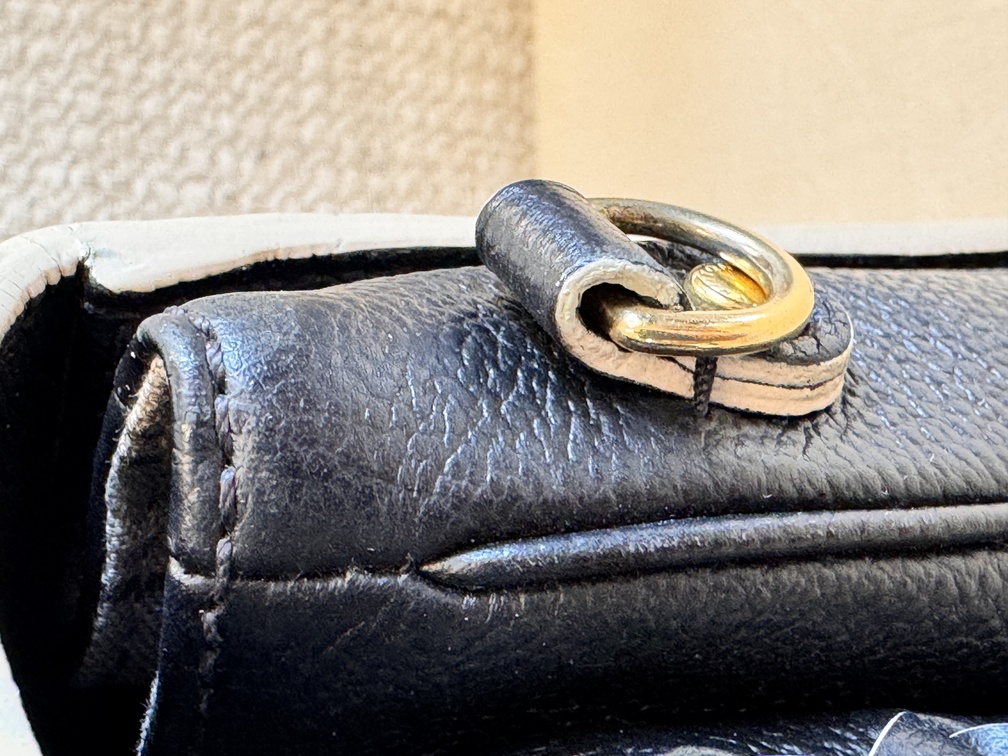 Pochette Metis Tressage braided schwarz