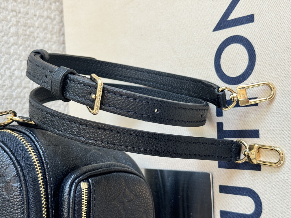 Mini Bumbag Empreinte schwarz