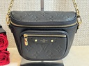 Mini Bumbag Empreinte schwarz