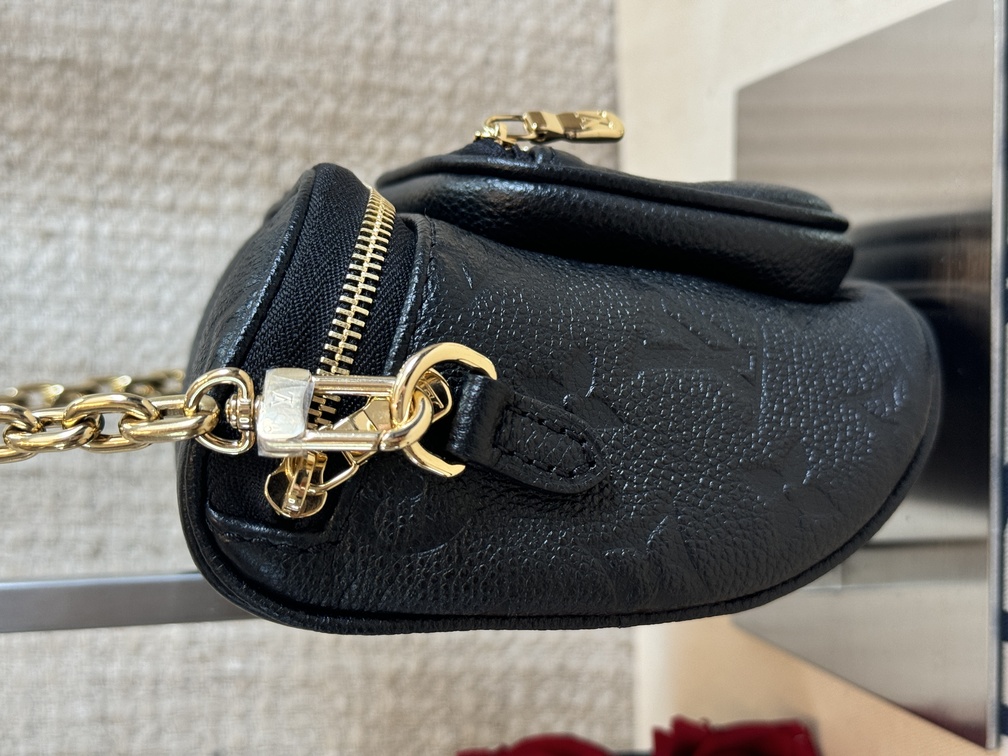Mini Bumbag Empreinte schwarz