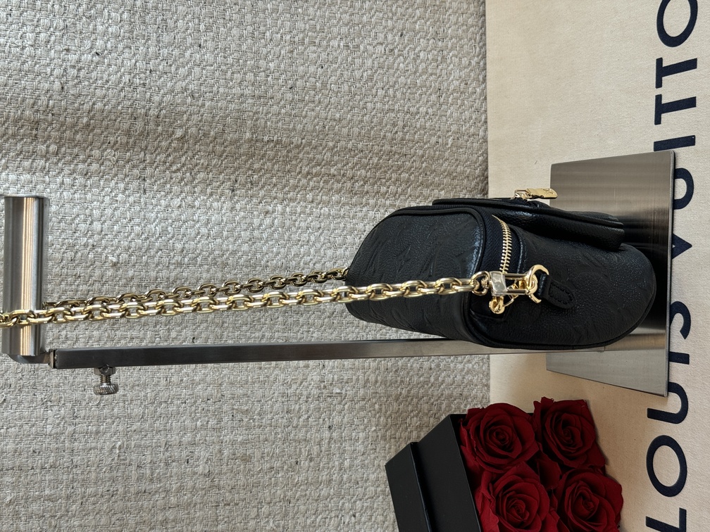 Mini Bumbag Empreinte schwarz