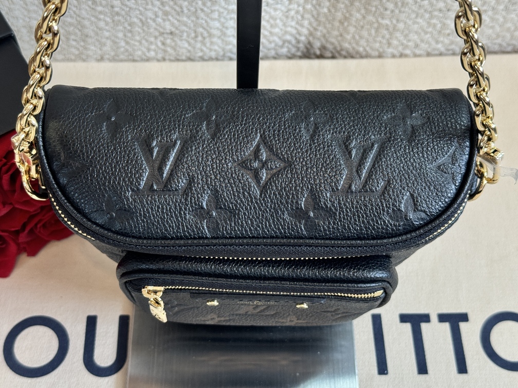 Mini Bumbag Empreinte schwarz