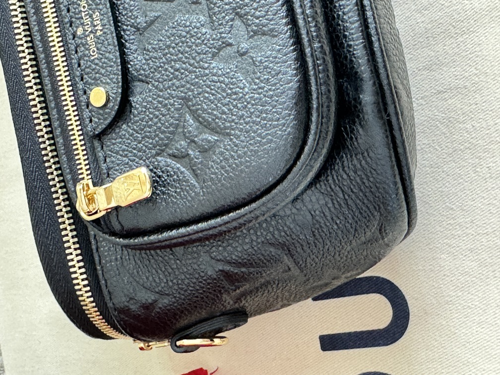 Mini Bumbag Empreinte schwarz