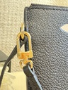 Pouch bicolor schwarz