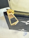 Pouch bicolor schwarz