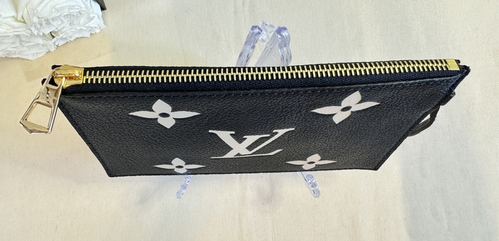 Pouch bicolor schwarz