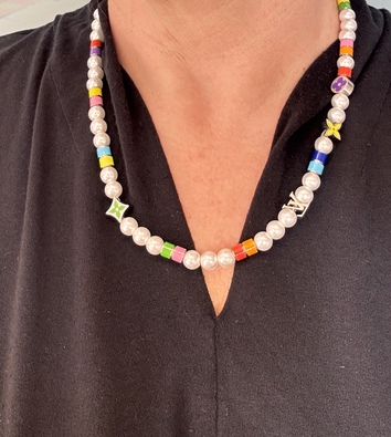 Halskette Taschenschmuck Pearls Party