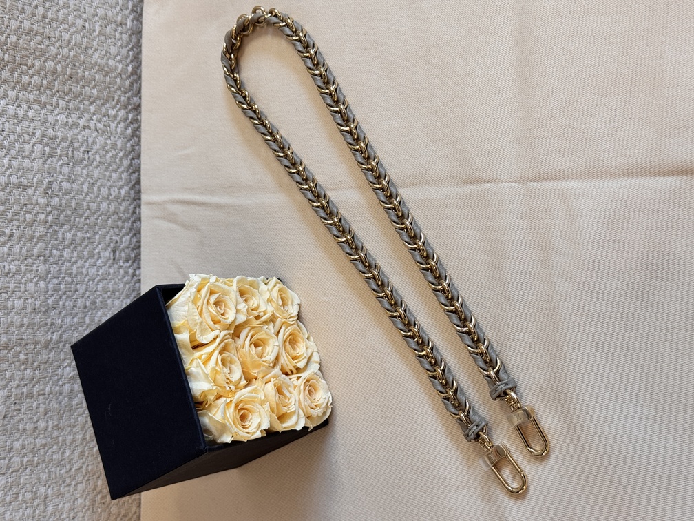 Kettengurt khaki gold