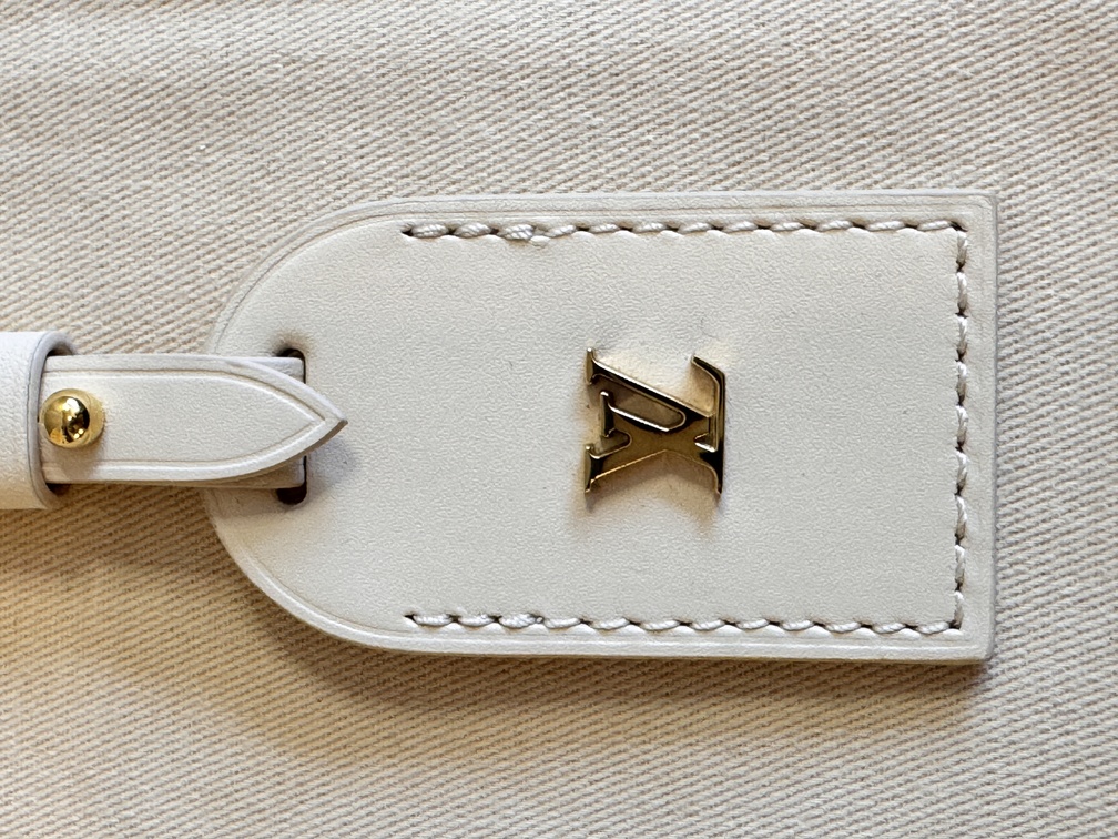 Adressanhänger klein creme