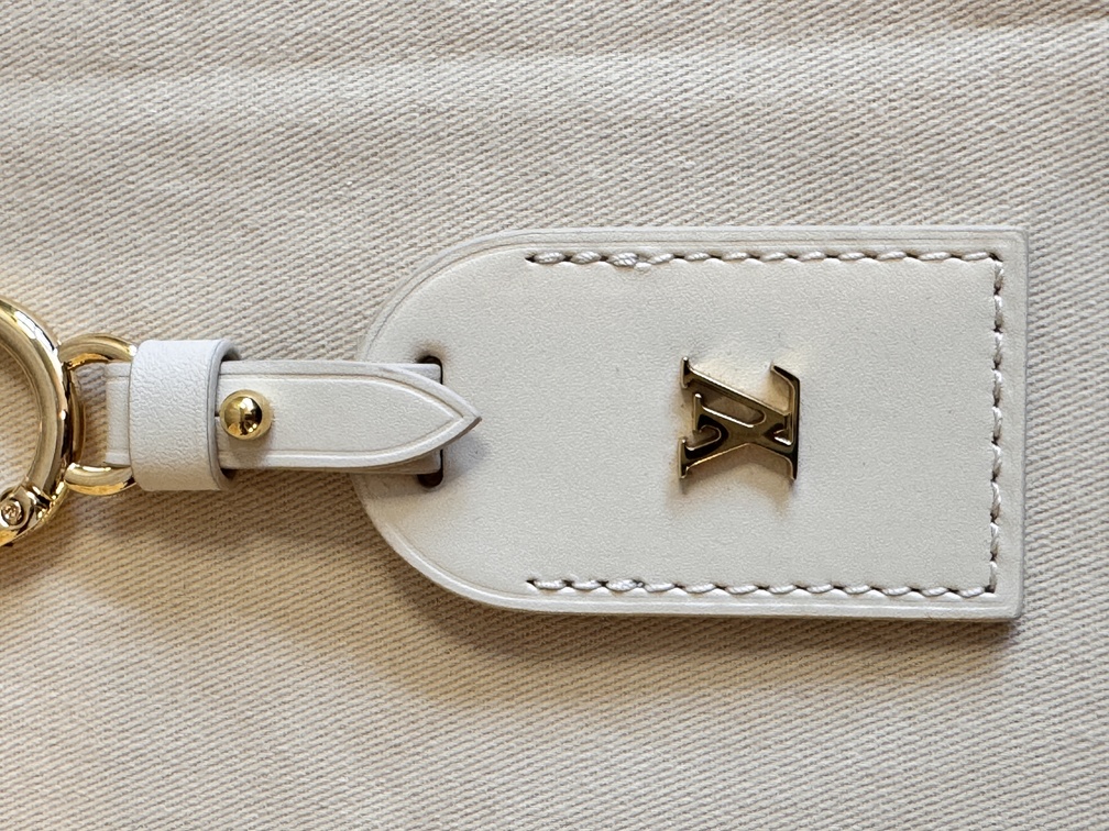 Adressanhänger klein creme