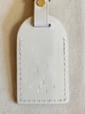 Adressanhänger klein creme