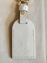 Adressanhänger klein creme