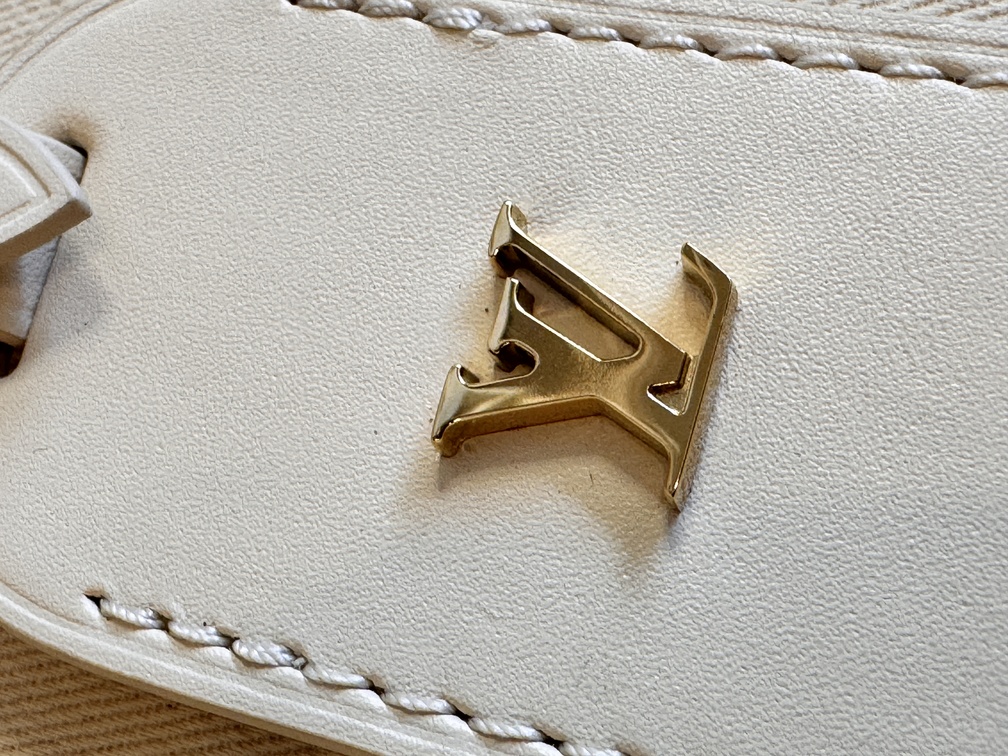 Adressanhänger klein creme