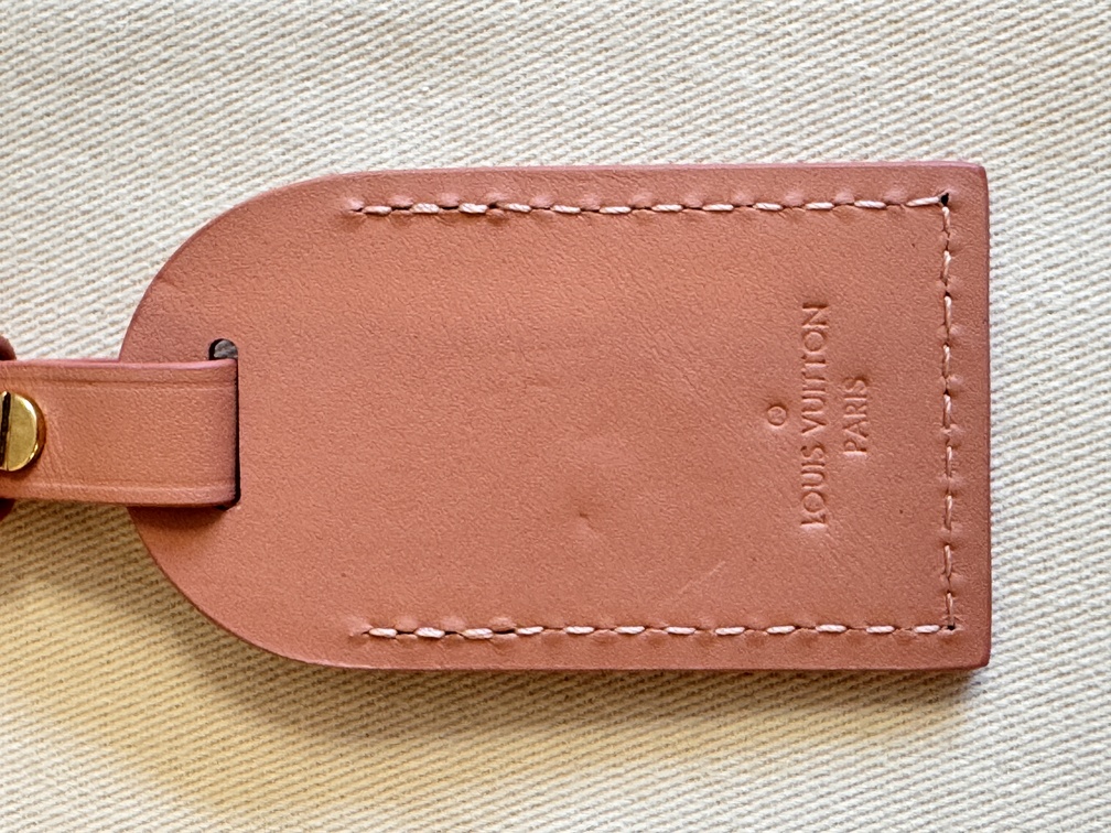 Adressanhänger klein peach