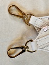 Bandouliere Gurt Capucine braided creme